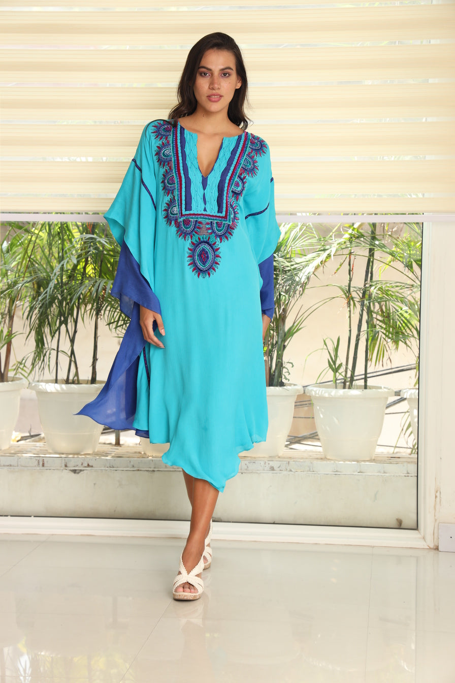 Iness Kaftan - Blue