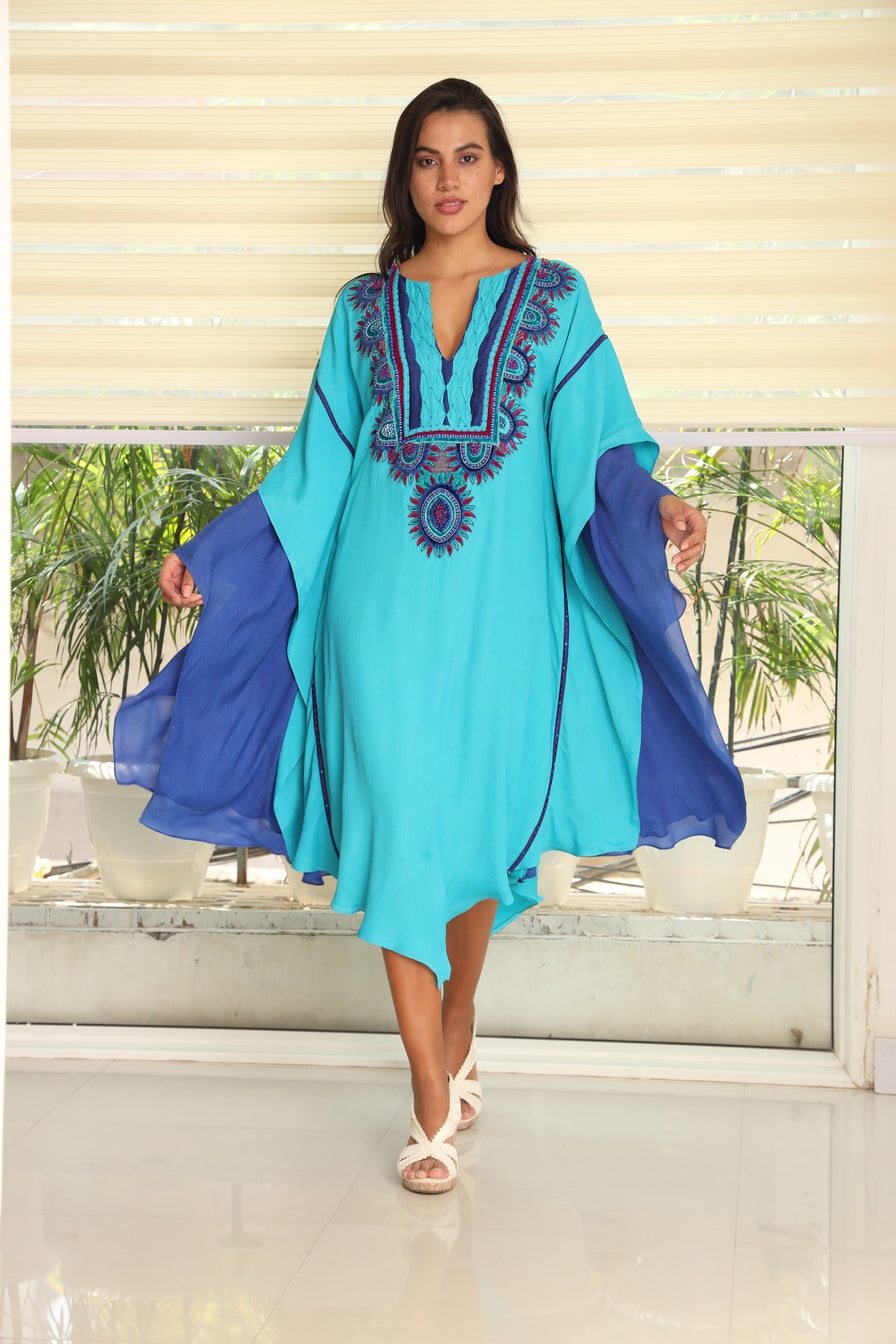 Iness Kaftan - Blue