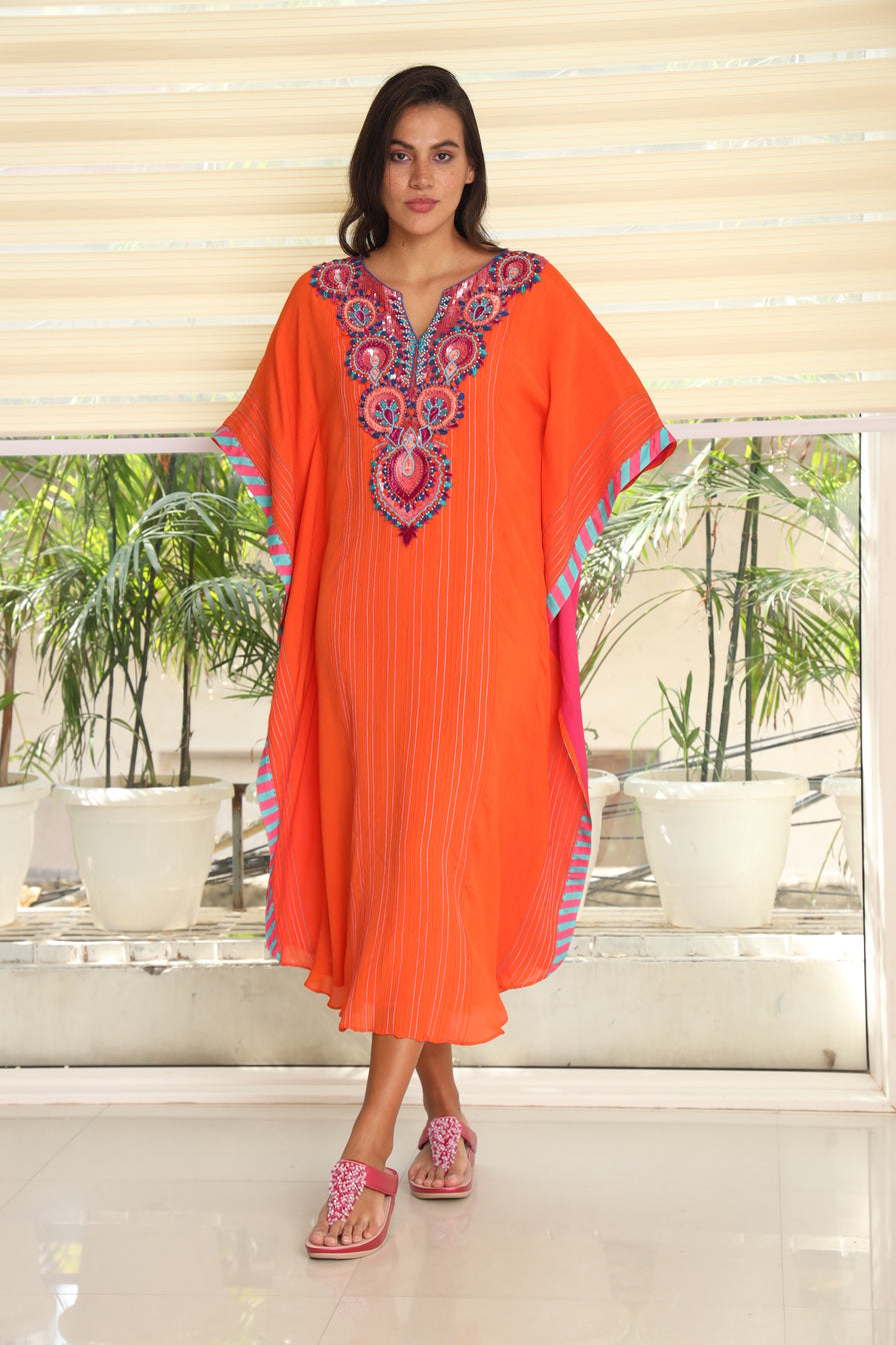 Iness Kaftan - Orange