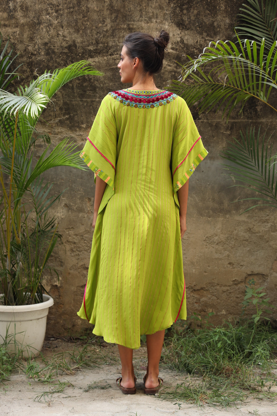 Iness Kaftan - Green